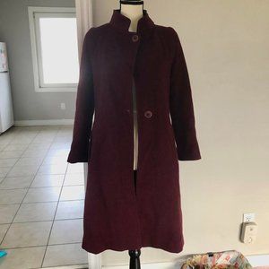 MARLO burgundy overcoat 🍃